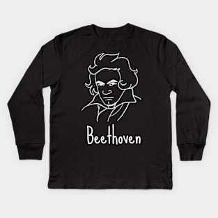 Beethoven - German Classical Music Composer Kids Long Sleeve T-Shirt